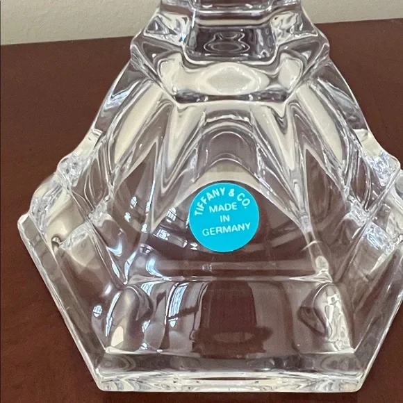 Tiffany & Co. Crystal Candle Holders - Picture 2 of 7